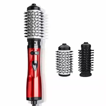 Hair Curler Straightening Brush Ceramic Tourmaline Multi Styler Rotating Hair Dryer With 5 Heat Adjustments for Dry Hair