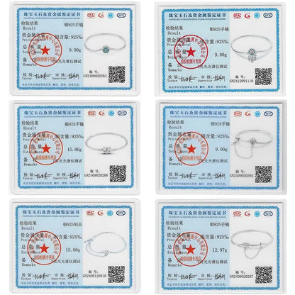 Bracelet Silver 925 Original 17-20CM Star Moon Sun Four Leaf Clover Green Zircon Bracelets Fit DIY Charms Birthday Jewelry Gifts