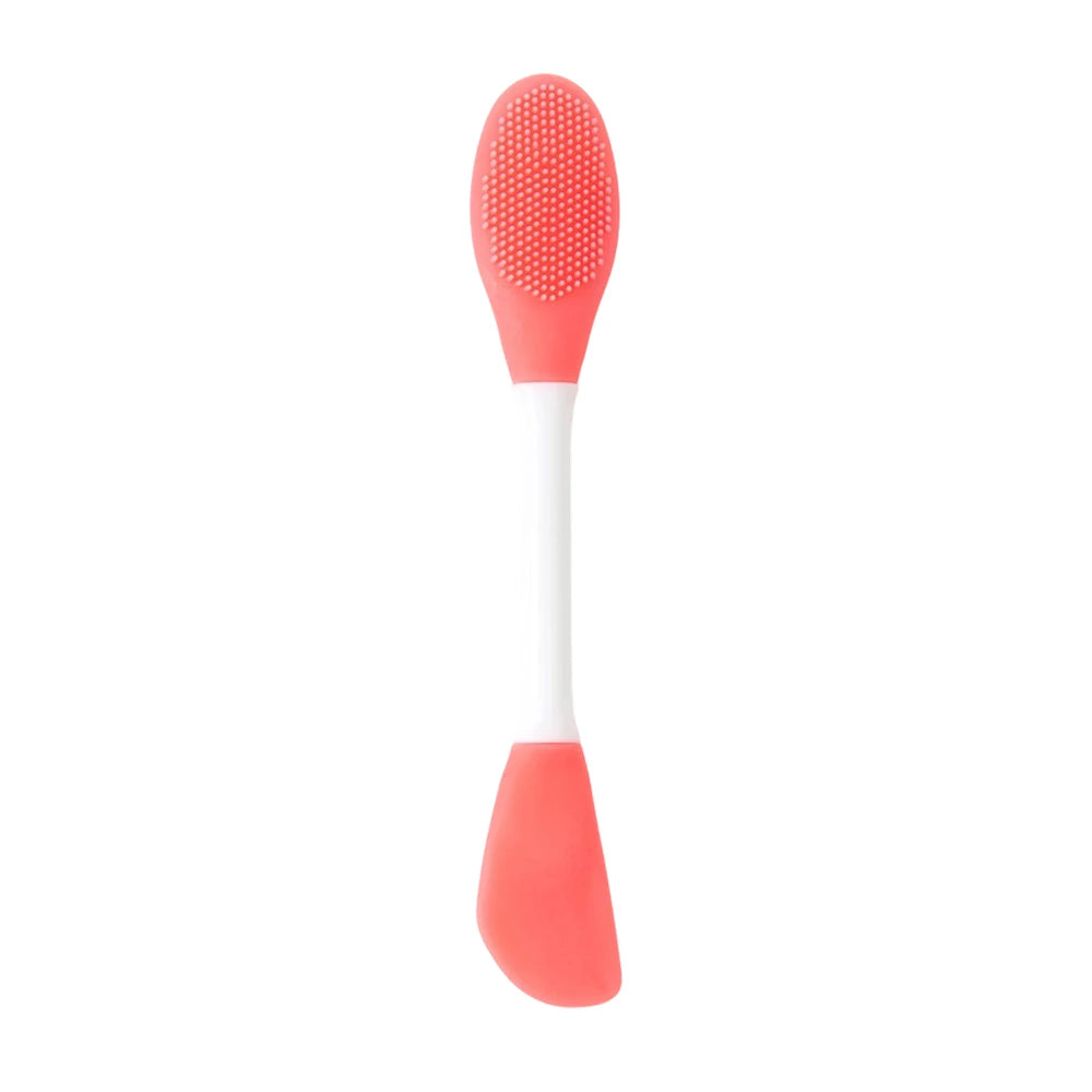 Facial Cleaning Silicone Brush Facial Mask Applicator Skincare Accessories Silicone Body Scrubbers 2in1 Spa Facial Wash Brushes