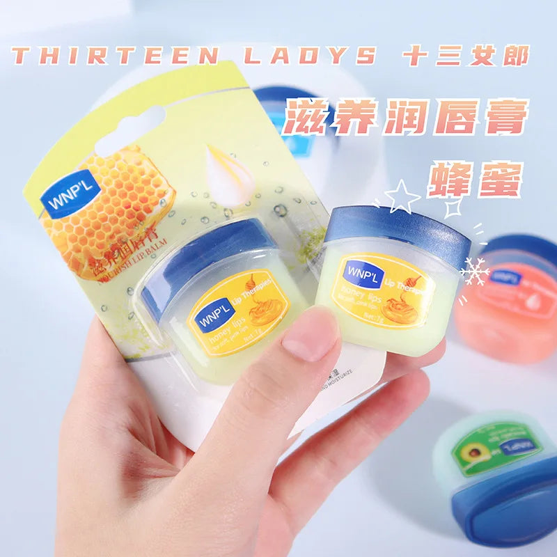 4/6/8pcs Fruit Series Lip Balm Set Set Moisturizing Refreshing Non-sticky Anti-Cracked Lip Mask Vaseline for Lips Makeup
