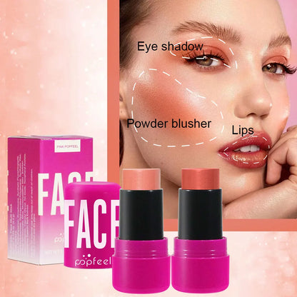 POPFEEL Christmas All In One Makeup Kit Eyeshadow Powder Lipgloss Lipoil,Valentine's Day Gift for Girls Women