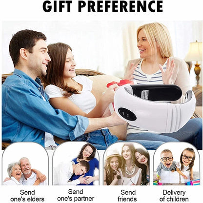New Fashion Household Electric Pulse Shock Massage Neck Massager Products Intelligent Body Massage Tools